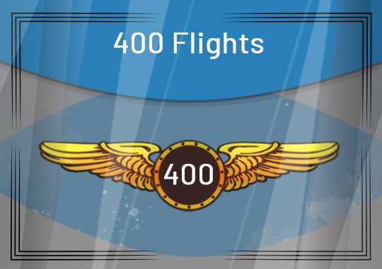 400 Flights Award