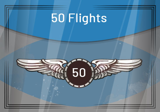 50 Flights Award