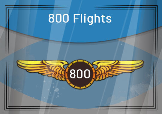 800 Flights Award