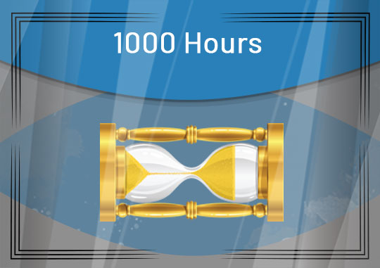 1000 Hours Award